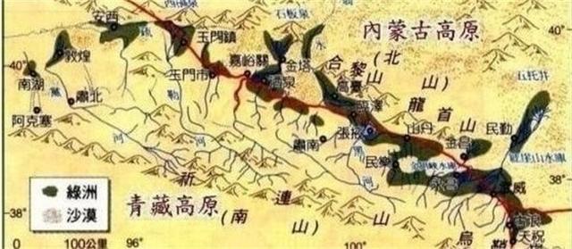 乌鞘岭长城走向，气势磅礴乌鞘岭