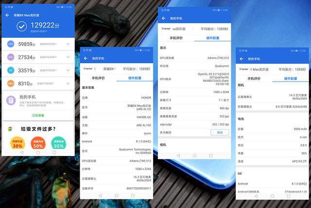 华为8xmax，荣耀8x max参数与配置（高于90%的屏占比）