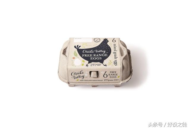 卡纸鸡蛋防摔包装设计,日本纸盒包装创意设计展开图