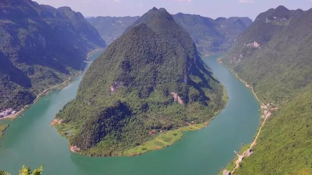 红水河第一湾旅游攻略，红水河第一弯美得如此低调