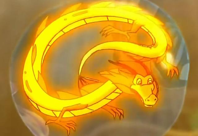 小鲤鱼历险记里面的真龙出现，泡泡最终的一句话