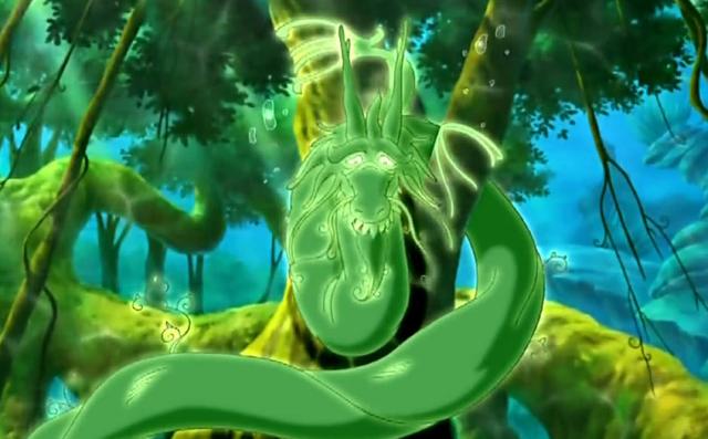 小鲤鱼历险记里面的真龙出现，泡泡最终的一句话