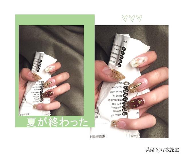 超级显白的基础款美甲，显白显嫩的美甲来一波儿~