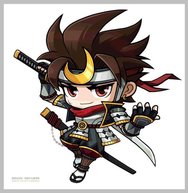 手绘漫画人物q版线条，超可爱的Q版漫画人物学习素材20例