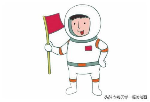 飞行员的画法简笔画，10种职业人物简笔画