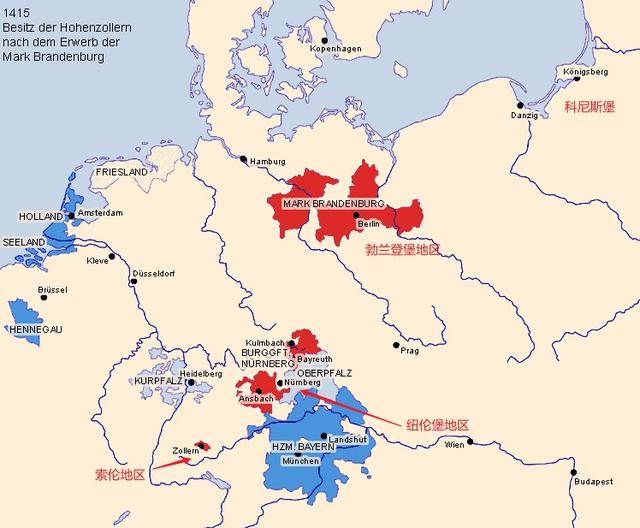 普鲁士全盛时期版图，普鲁士的崛起三