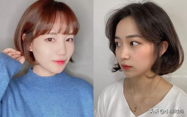 中碎发发型图片女，中短碎发发型裁剪图