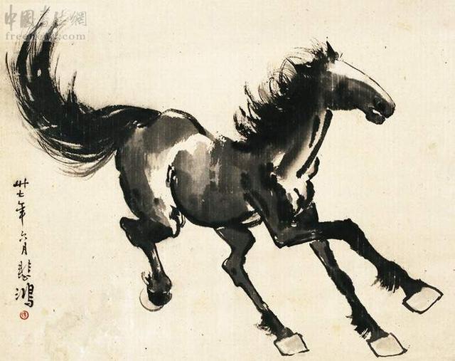 九州无事乐耕耘，徐悲鸿最美十幅画