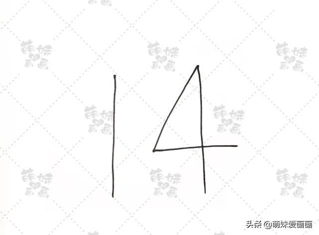 关于数字的小图案怎么画简笔画，数字简笔画，一边陪玩一边学习