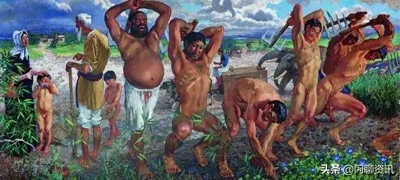 愚公移山徐悲鸿，徐悲鸿愚公移山作品鉴赏分析（徐悲鸿《愚公移山》卖出2亿天价）