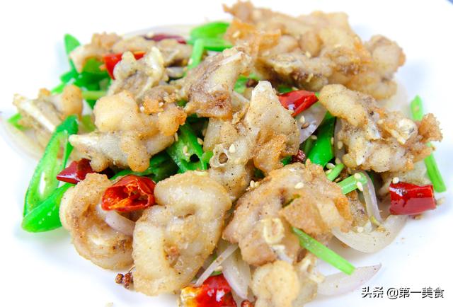 最地道的麻辣牛蛙，味道超好吃的椒盐牛蛙