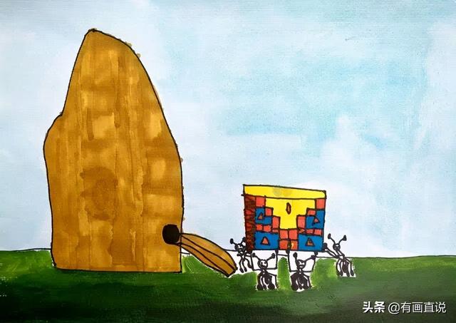 少儿画画图片大全，少儿绘画简单易学儿童画（28张~创意美术儿童范画,很值得初学者收藏）