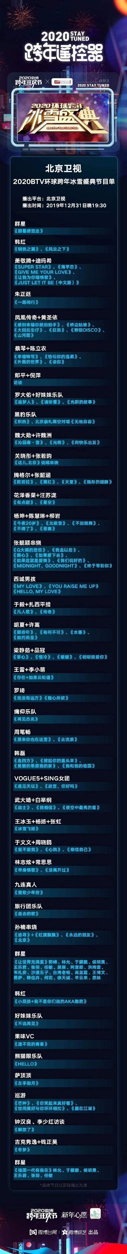 湖南跨年节目单，各卫视的跨年阵容（四大卫视+B站跨年节目单）