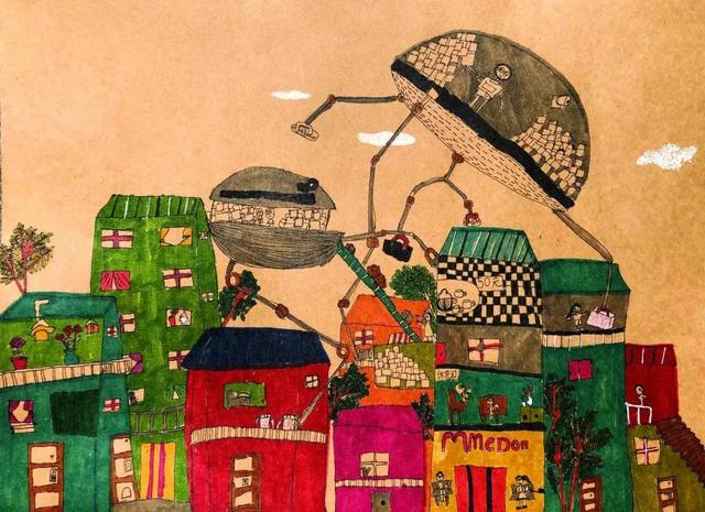 未来的科幻主题绘画简单，科幻画主题系列作品20张