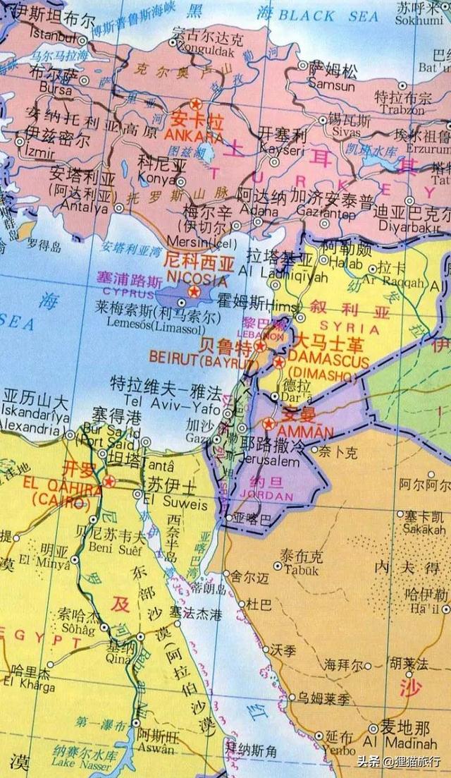 土耳其死海介绍，鸟瞰土耳其死海