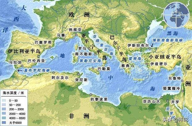 全球最大内陆海，拥有内陆海的三个国家