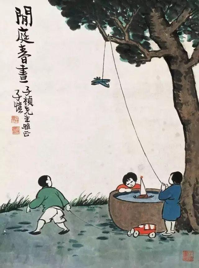 丰子恺漫画全集，丰子恺最著名的十幅漫画图（丰子恺100幅漫画处处是真）
