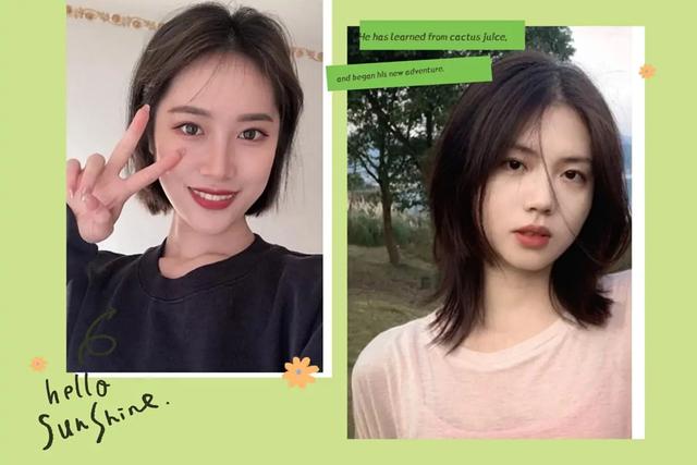 适合发量多头发蓬松女生的短发，适合头发多发质硬的6款短发