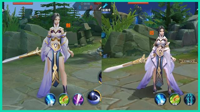 王者荣耀露娜最好看皮肤，新版露娜全皮肤的3D视角改变好大