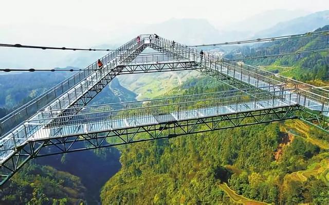 奥陶纪主题公园，重庆空中走廊万盛奥陶纪公园（没有后悔药可卖的高空项目）