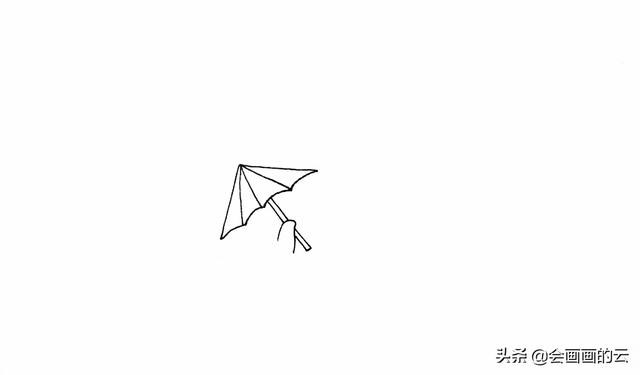 小溪上的桥如何画简笔画，简笔画过程图遇见一座城