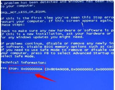 电脑蓝屏0x0000007b，电脑开机蓝屏0x0000007b怎么解决