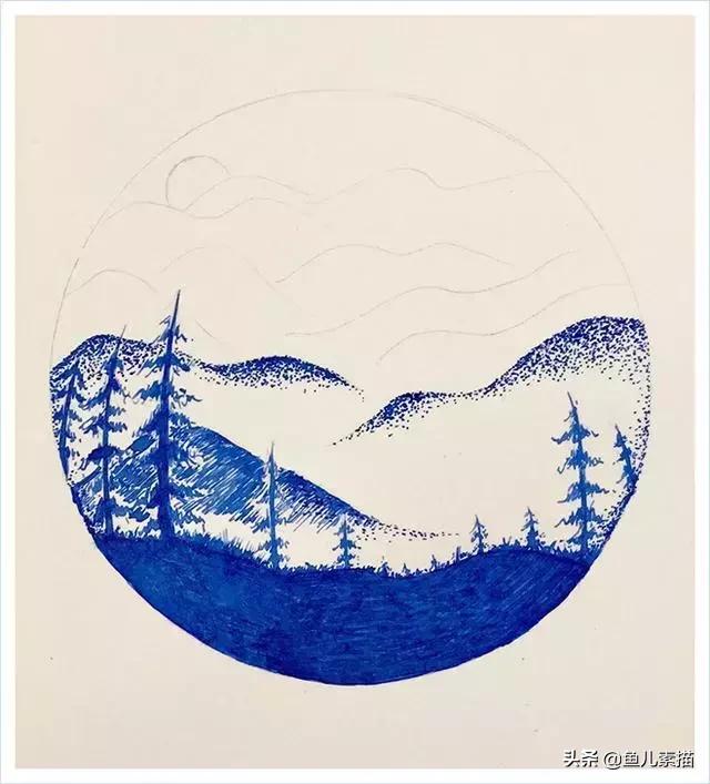 简单入门钢笔画，看就会的超级简单的钢笔画