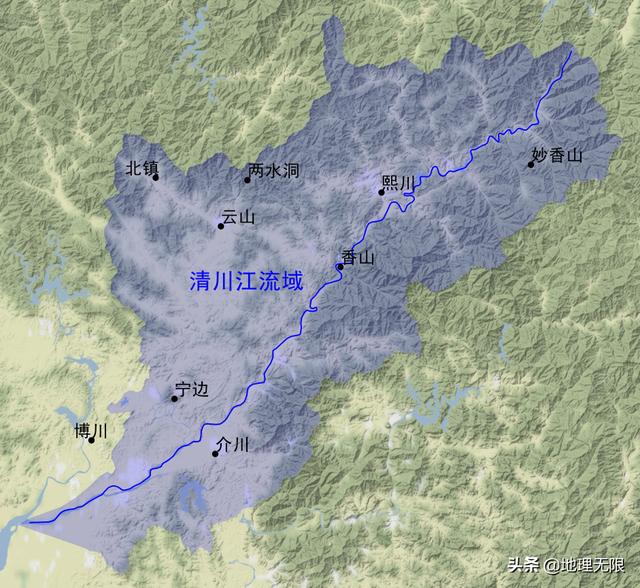 朝鲜半岛及两水洞，朝鲜大榆洞地图全图