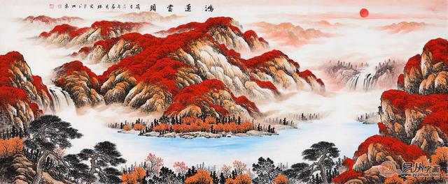 王天胜国画精品欣赏，现代工笔画院院长王天胜作品