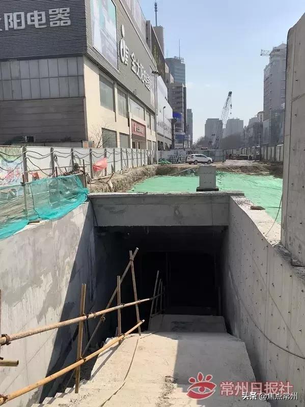 常州地铁一号线站台，常州轨道交通运营线路图