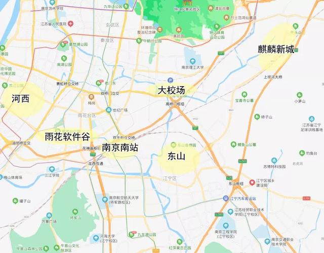 江宁比较好的片区，南京抗跌板块梯队曝光