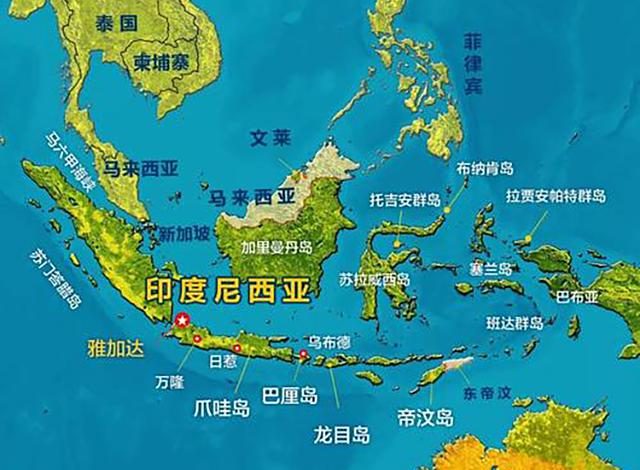 印度尼西亚面积，印尼国土面积大吗（人口2.62亿面积190万）