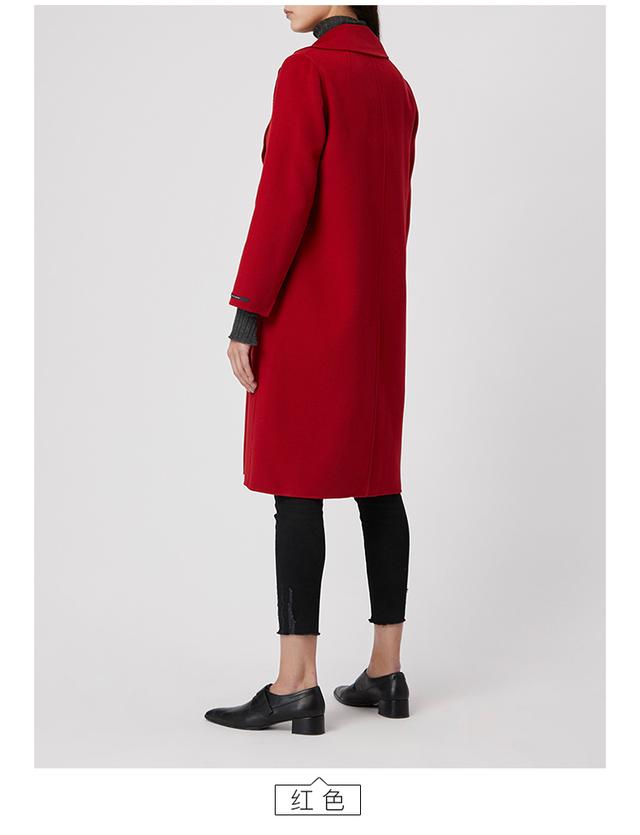 獭兔毛大衣怎样搭配，本命年就是要红