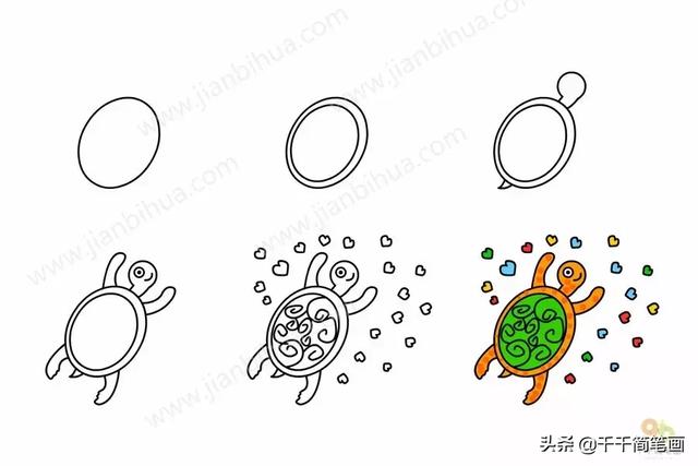 幼儿园简笔画动物，画动物教程大全简笔画幼儿园