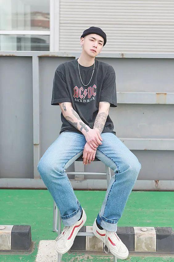 男士牛仔裤基本款，穿牛仔裤避免“太花俏”