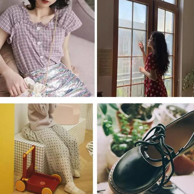 很流行的轻复古女装照着穿就够美，复古女人味搭配示范