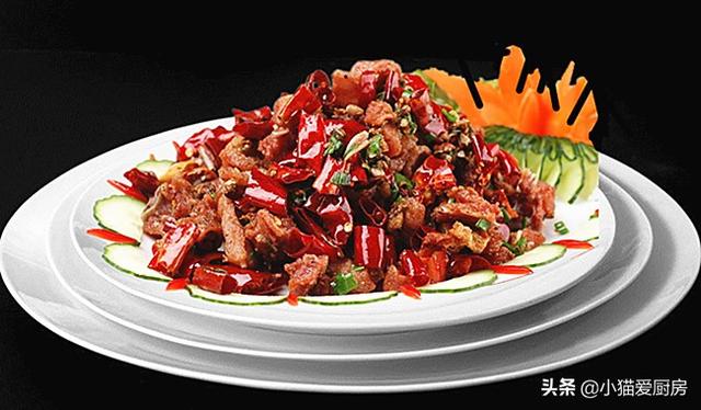 家常做法的双椒兔肉，双椒辣子兔丁这么做最好吃