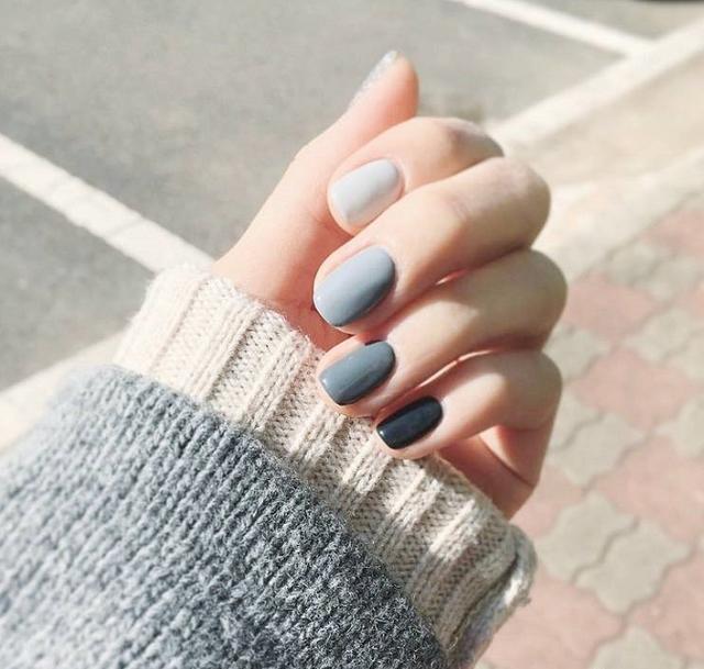 好看的显白的纯色美甲推荐，好看又显白系列美甲