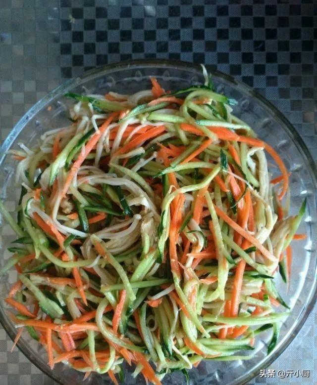 凉拌三丝的正确方法，爽拌三丝简单好吃做法