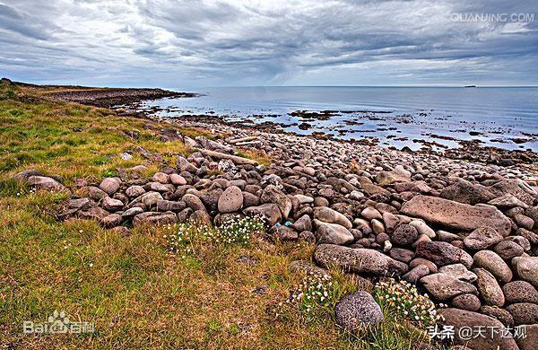 冰岛的地理位置以及邻国，北大西洋中的一个岛国