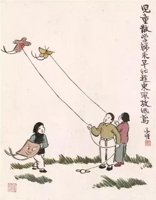 丰子恺漫画全集，丰子恺最著名的十幅漫画图（丰子恺100幅漫画处处是真）