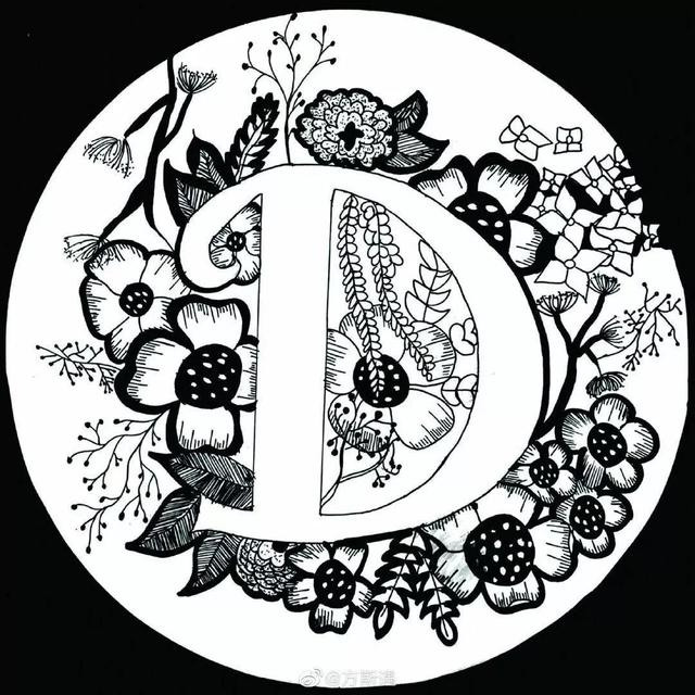 好看的英文字母设计，好看的英文手绘设计（英文字母设计！插画风）