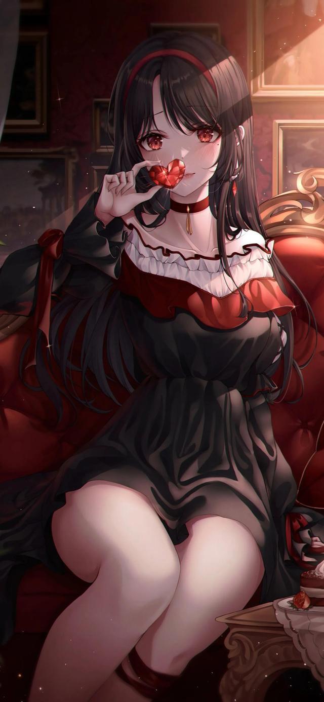 少女心暗色系壁纸，暗色系壁纸女王来袭