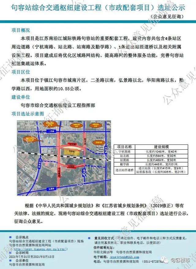 句容大交通发展前景，句容站综合交通枢纽选址在这里