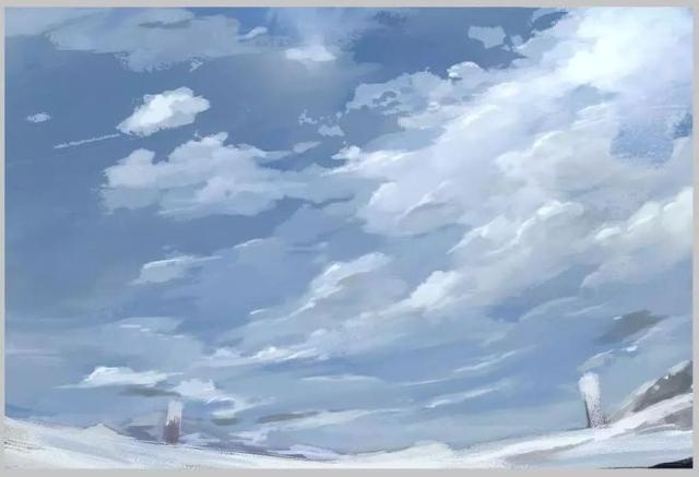 画云的画法教程，分步骤讲解云的三种画法