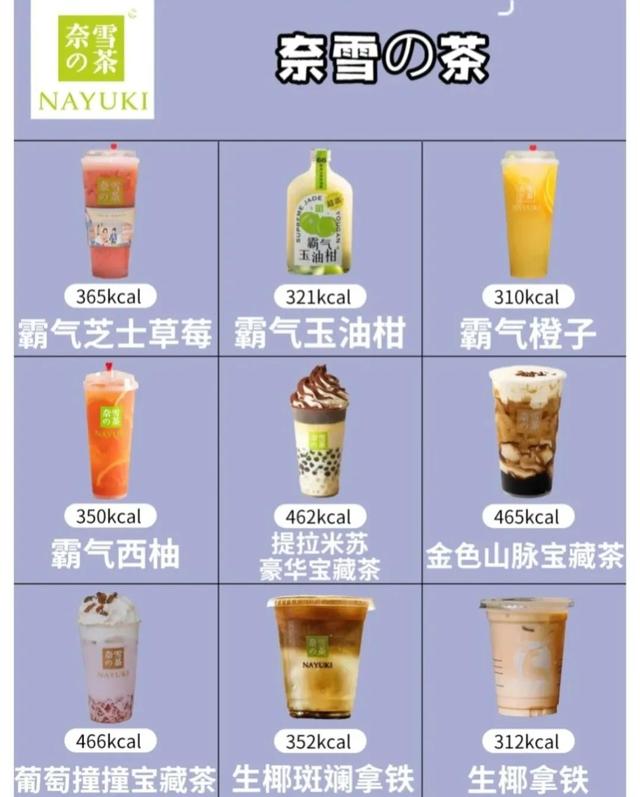 奶茶点单大全图解，最全低卡点单攻略建议收藏