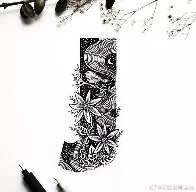 好看的英文字母设计，好看的英文手绘设计（英文字母设计！插画风）