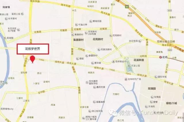 未来昆山花桥梦世界，昆山花桥梦世界面积