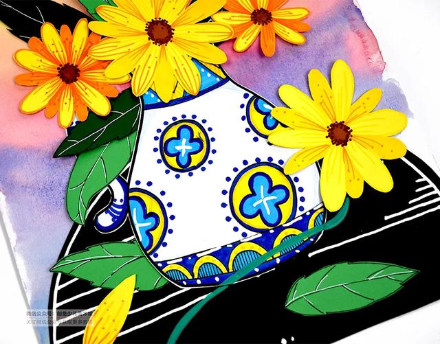 6到8岁的儿童画教程花，教程丨少儿美术课程《牡丹》