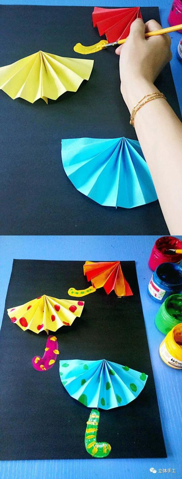 5款创意雨伞手工强势来袭，手工迷你雨伞简单又好看